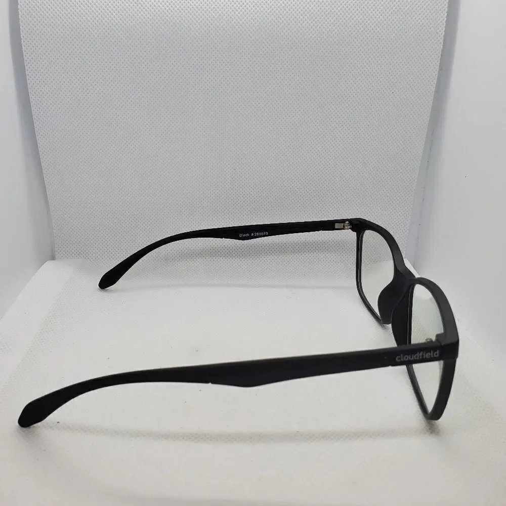 Cloudfield Black Glasses, Case, & Cleaning Cloth